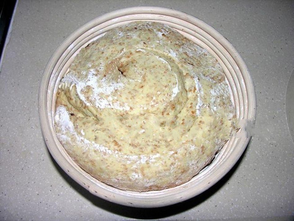 WellieSTR 1 Piece DIA 22CM/9'' ROUND RATTAN BROTFORM BANNETON BREAD PROOFING PROVING BASKET N5