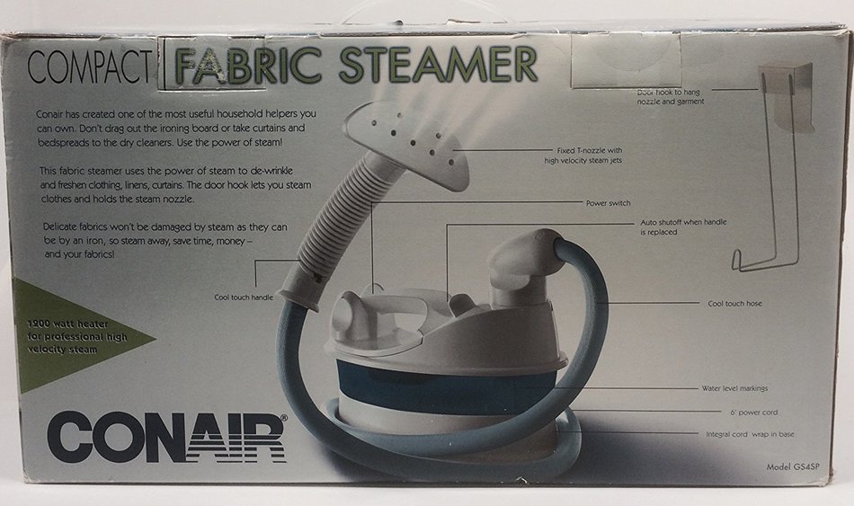 Conair Compact Fabric Steamer Gs4sp N3