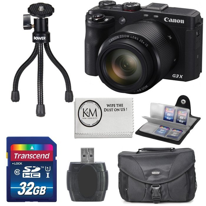Canon PowerShot G3X Digital Camera + Accessory Bundle