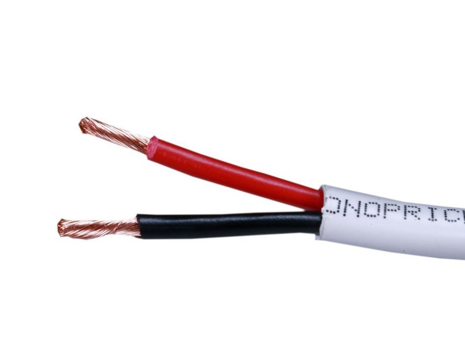 Monoprice 100ft 14AWG CL2 Rated 2-Conductor Loud Speaker Cable (For In-Wall Installation) N2