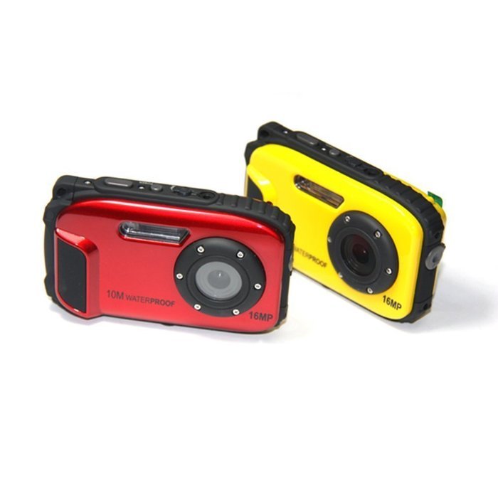 PowerLead Gapo G051 2.7 Inch LCD Cameras16 MP Digital Camera Underwater 10m Waterproof Camera+ 8x Zoom(yellow) N4