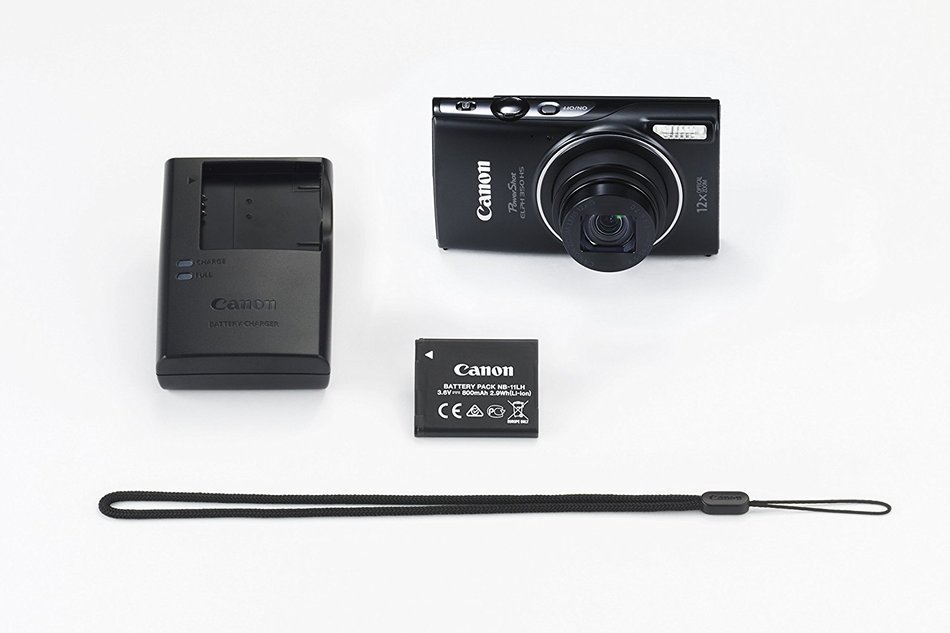 Canon PowerShot ELPH 350 HS - Wi-Fi Enabled (Silver) N11