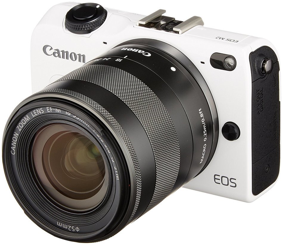 Canon mirrorless SLR EOS M2 STM lens kit EOSM2 L1855STMK-WH N4