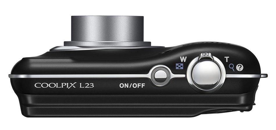 Nikon Coolpix L23 Digital Camera -Black (10mp, 5x Optical Zoom) 2.7-inch LCD N5