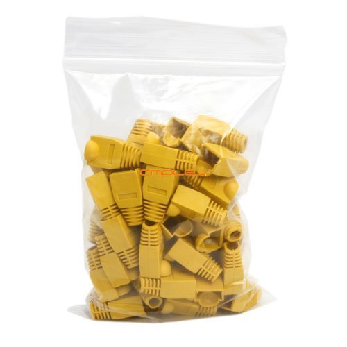 Cmple - RJ-45 Color Coded Strain Relief Boots - BLACK (50pcs) N16