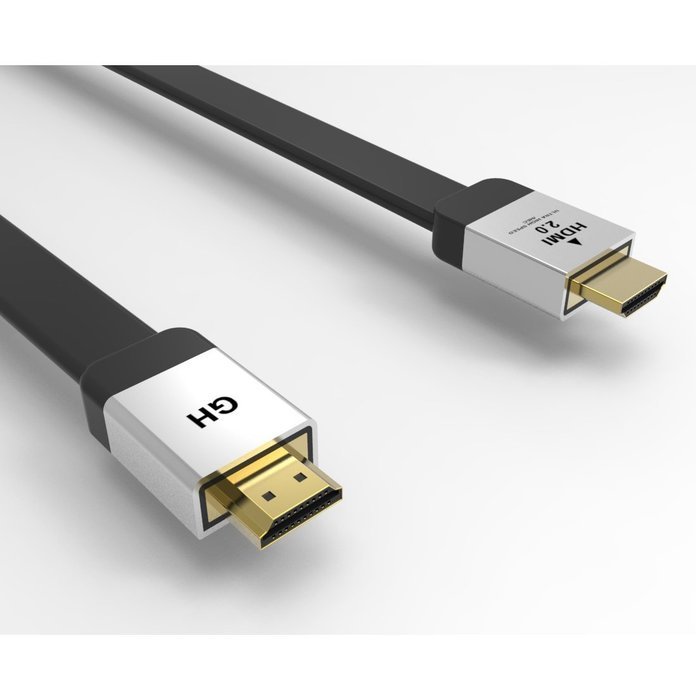 HDMI 2.0 Cable Flat, 4K 4096x2160P@60Hz High Speed Hdmi Cable for Xbox PS3\4 PC TV Projector(6 Feet) N5