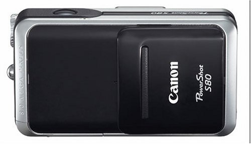 Canon Powershot S80 8MP Digital Camera with 3.6x Wide Angle Optical Zoom N3