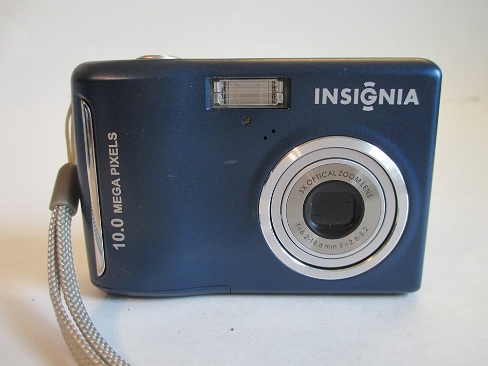 REFURBISHED-Insignia NS-DSC10B 10 Megapixles Compact Digital Camera - 3x Optical Zoom/4x Digital Zoo N3