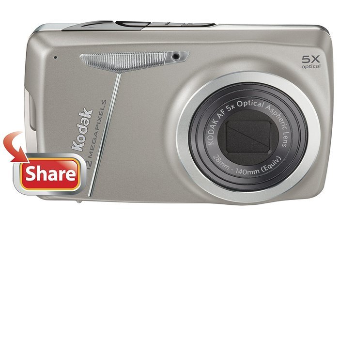 Kodak Easyshare M550 12 MP Digital Camera with 5x Wide Angle Optical Zoom and 2.7-Inch LCD (Dark Grey) N4