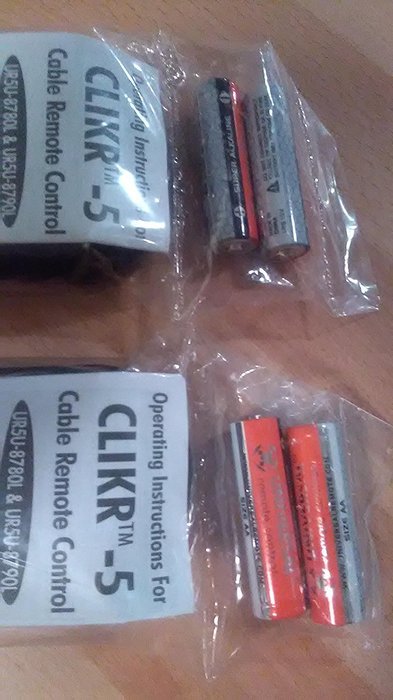 Clikr-5 Time Warner Cable Remote Control Ur5u-8780l (2 Pack Deal) N6