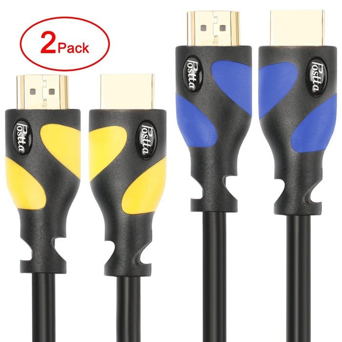 Postta Ultra High Speed HDMI Cable(30 Feet)HDMI 2.0V Support 4K 2160P,1080P,3D,Audio Return and Ethernet - 1 Pack N8