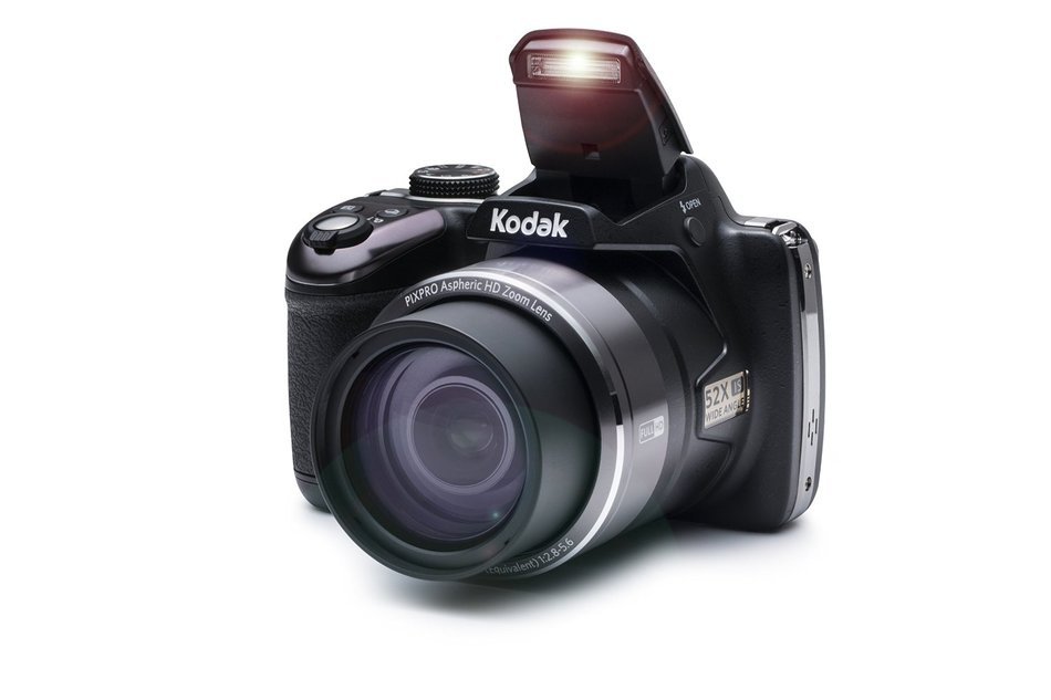 Kodak AZ521, 16MP Camera with 52x Optical Zoom, 3" LCD Screen, 1080p Video Recording - Black N6