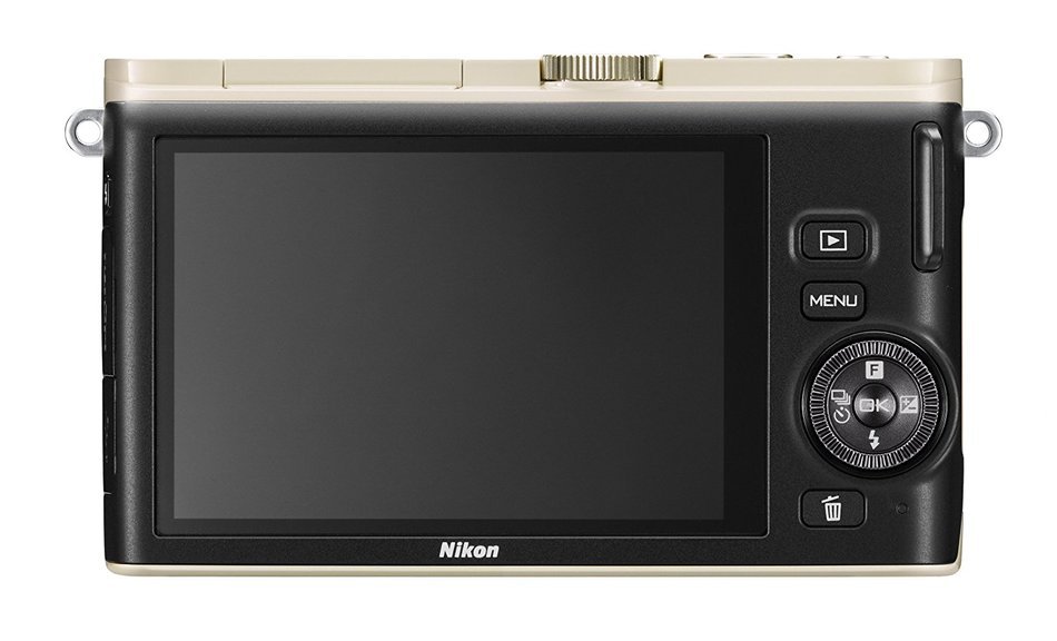 Nikon 1 J3 14.2 MP HD Digital Camera with 10-30mm VR 1 NIKKOR Lens (Beige) - International Version (No Warranty) N3