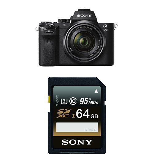 Sony Alpha a7IIK Interchangeable Digital Lens Camera with 28-70mm Lens with Memory Card