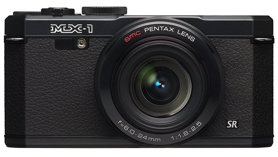 Pentax MX-1 12 MP Black Digital Camera with 4x Optical Image Stabilized Zoom and 3-Inch LCD Screen N6