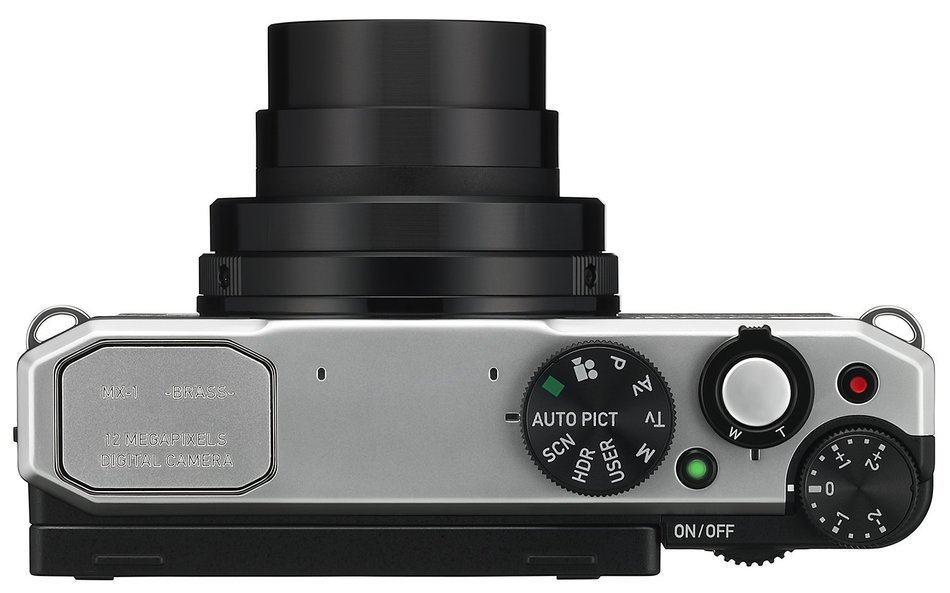 Pentax MX-1 12 MP Black Digital Camera with 4x Optical Image Stabilized Zoom and 3-Inch LCD Screen N8