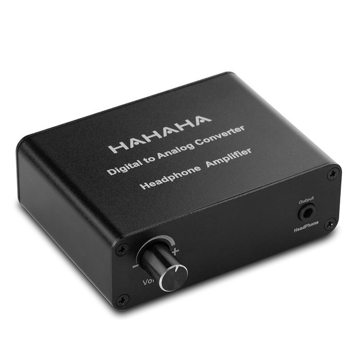 Cyelee Digital to Analog Audio Converter,Volume control,Optical Coaxial Input Switching,192kHz/24bit,RCA L/R 3.5mm... N14
