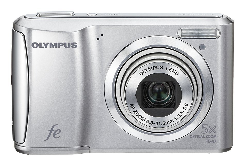 Olympus FE-47 14 MP Digital Camera with 5x Optical Zoom and 2.7-inch LCD (Silver) (Old Model) N3
