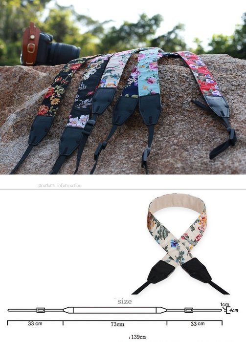 REPPO Camera Shoulder Neck Soft Strap Belt for SLR DSLR Mirrorless Digital Cameras Nikon Canon Sony Pentax B Style... N9