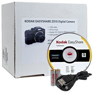 Kodak EasyShare ZD15 10MP 10x Optical/5x Digital Zoom HD Camera (Black) N2