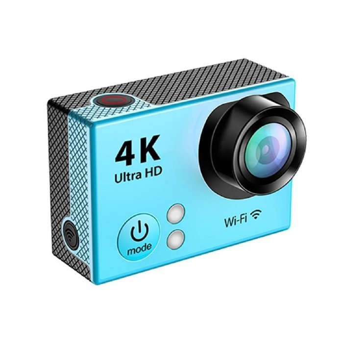 Sport Camera, TONSEE H2 Super Slim Ultra HD 4K Video Sport Camera 170 Degrees Wide Angle, Blue