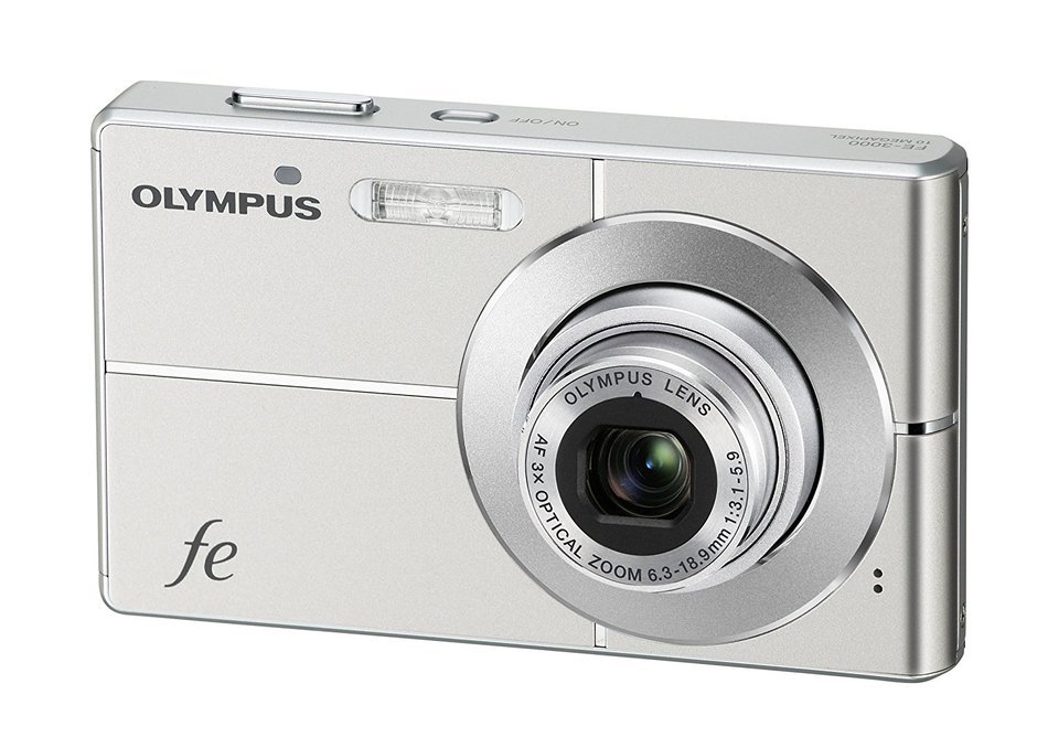 Olympus FE-3000 10MP Digital Camera with 3x Optical Zoom and 2.7 Inch LCD (Titanium) N6