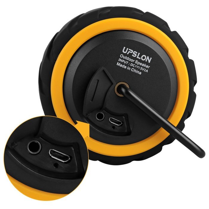 Upslon Rugged Outdoor & Shower Wireless Tire Bluetooth Speaker N8