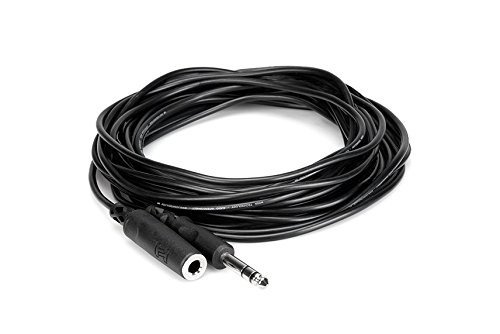 Hosa HPE-310 1/4 inch TRS to 1/4 inch TRS Headphone Extension Cable, 10 feet N2