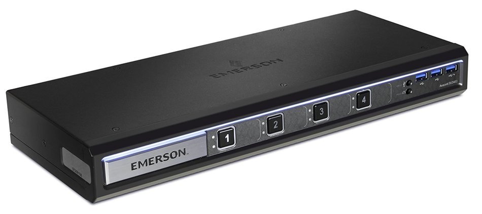 Avocent 2-Port DVI-I Standard Desktop KVM Switch (SV220-001) N6