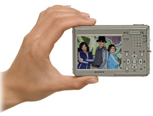 Sony Cybershot DSC-T1 5MP Digital Camera with 3x Optical Zoom N8