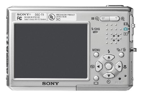 Sony Cybershot DSC-T1 5MP Digital Camera with 3x Optical Zoom N9