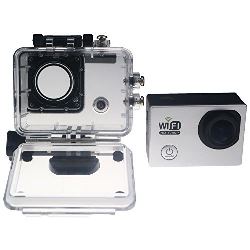 Kevenanna waterproof camera Wifi Sports Action Camera Diving 98FT(30M) 12MP 1080P HD with Camera Kit and 8GB memory... N5