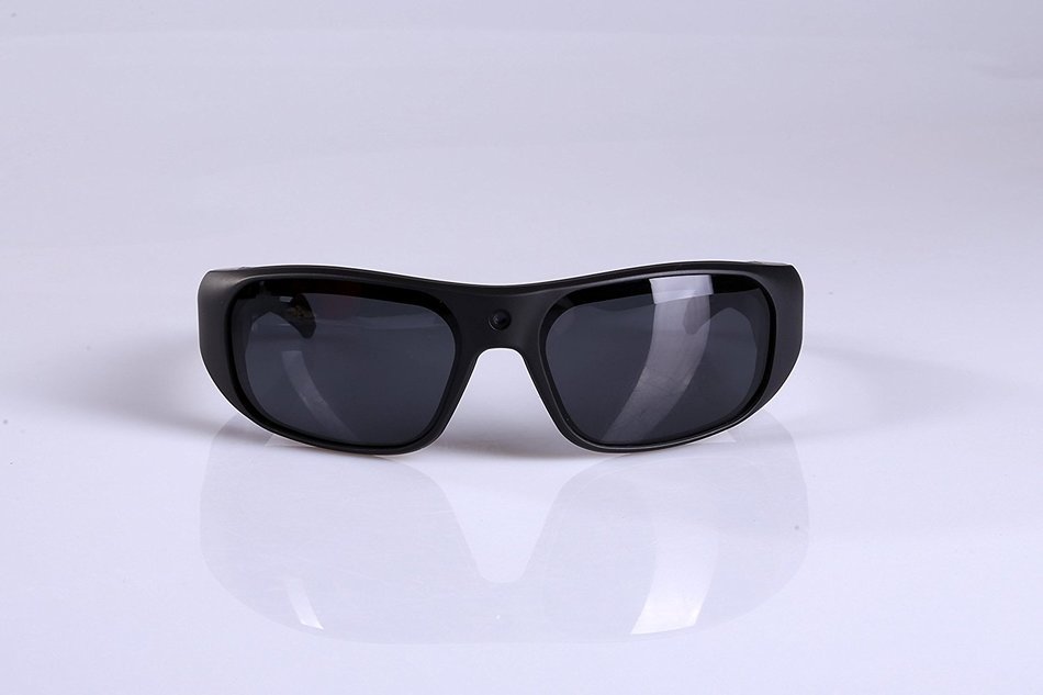 GoVision water-resistant black APOLLO 1080p slim design video recording sunglasses with UV lenses, built-in rechargeable... N3