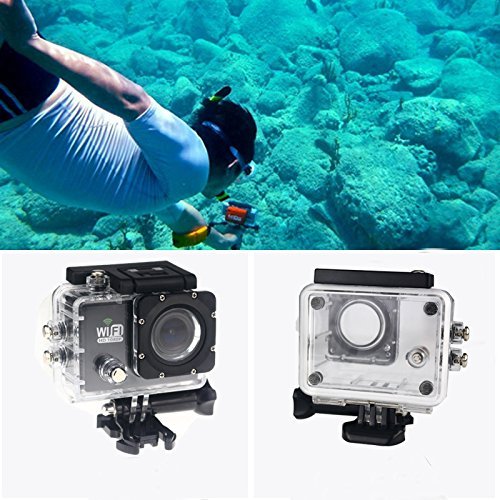 Kevenanna waterproof camera Wifi Sports Action Camera Diving 98FT(30M) 12MP 1080P HD with Camera Kit and 8GB memory... N9
