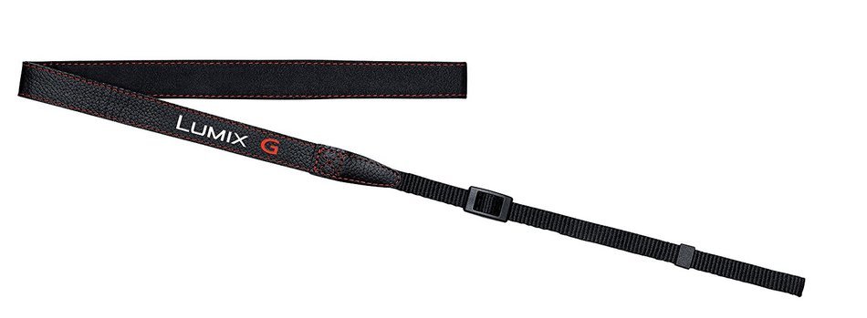 Panasonic DMW-SSTG5-K Black | LUMIX G Leather Shoulder Strap (Japan Import)