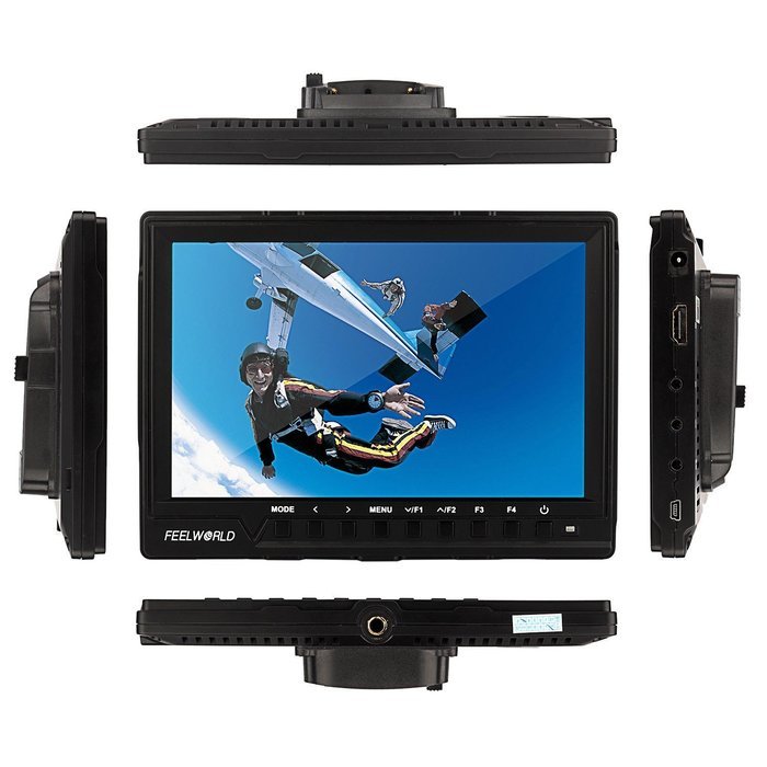 Feelworld FW760 FW-760 + EACHSHOT Battery + Charger + Magic Arm, (FW-759 Upgrade Version) 7'' Video Monitor IPS... N6