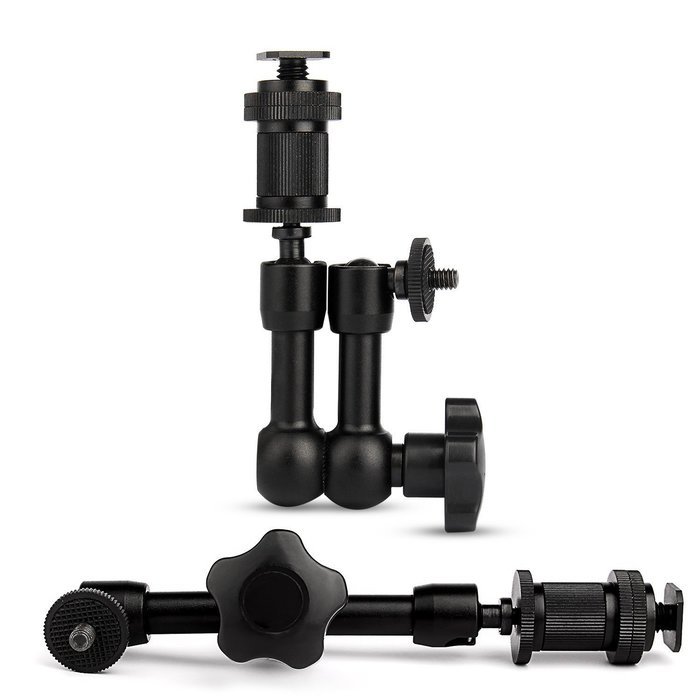 Feelworld FW760 FW-760 + EACHSHOT Battery + Charger + Magic Arm, (FW-759 Upgrade Version) 7'' Video Monitor IPS... N7