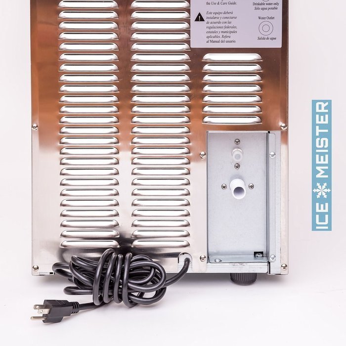 NEW Icemeister Undercounter 50 Lb Cube Quality Ice Machine Az-20d - NSF & UL Certified -Outdoor Use Approved N9