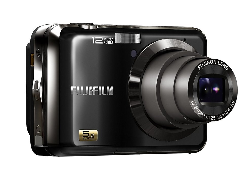 Fujifilm FinePix AX200 12 MP Digital Camera with 5x Wide Angle Optical Zoom and 2.7-Inch LCD (Black) N4