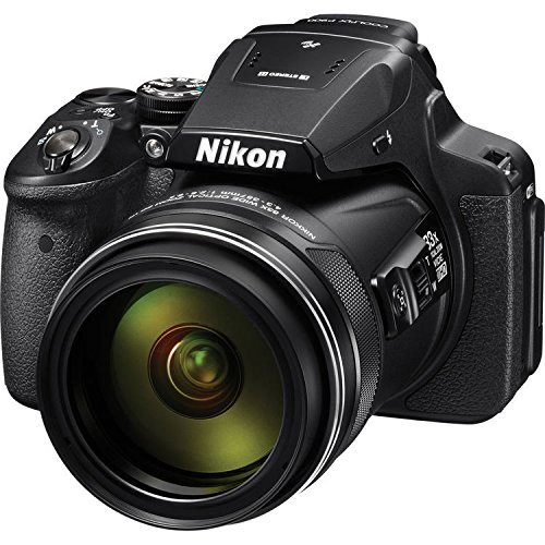 Nikon COOLPIX P900 Digital Camera with 83x Optical Zoom and Built-In Wi-Fi(Black) International Version (No warranty)