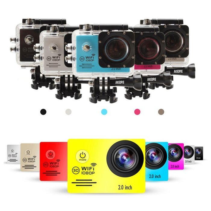 Action Camera , AKEDRE&reg; SJ7000 Action Dv Waterproof Wifi Sports Camera 1080p , Car Recorder Action Camera 2.0... N15