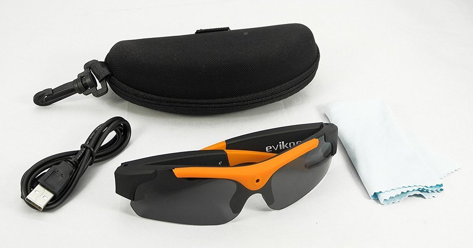 Evikoo EEC-01 HD 720P Eyewear Video Recorder Sunglasses Camera Recording DVR Glasses Camcorder 5 Mega pixels 1280X720... N12