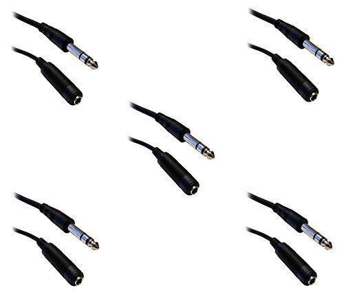 C&E CNE40384 25-Feet 1/4-Inch Stereo Extension Cable, TRS, Balanced, 1/4-Inch Male to 1/4-Inch Female N21