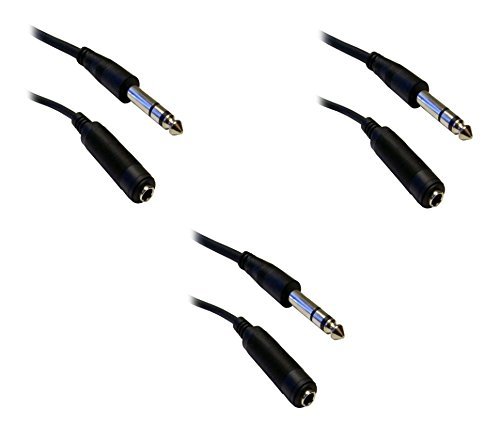 C&E CNE40384 25-Feet 1/4-Inch Stereo Extension Cable, TRS, Balanced, 1/4-Inch Male to 1/4-Inch Female N22