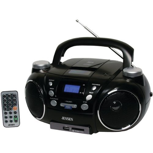 New JENSEN CD-750 Portable AM/FM Stereo CD Player with MP3 Encoder/Player