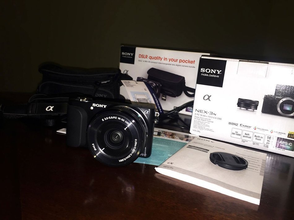 Sony NEX3N/BMBDL 16-Megapixel Digital Camera | Black N5