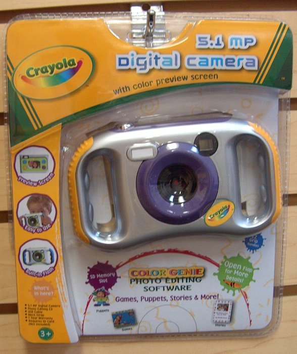Crayola 5.1MP Digital Camera with 2-Inch LCD Screen - Green (28071-TRU) (OLD MODEL)