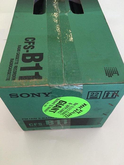Sony Radio Cassette Recorder Boombox, with AM/FM Radio (Model # CFS-B11) N2