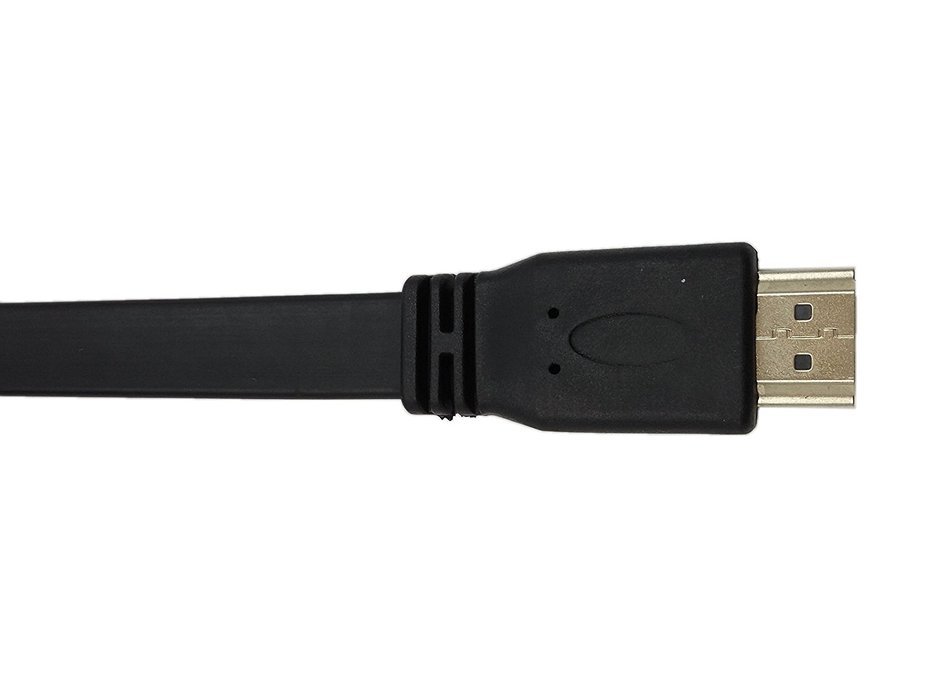 LEMENG 1FT Flat Slim High Speed HDMI Extension Cable A male to 90 Degree Up Angle A Male Cord N3
