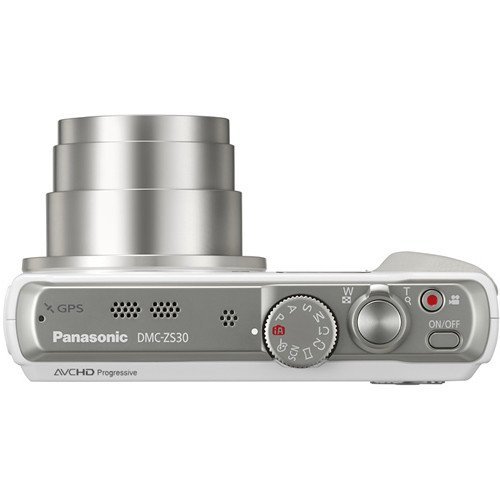 Panasonic Lumix DMC-ZS30 Digital Camera (White) N2